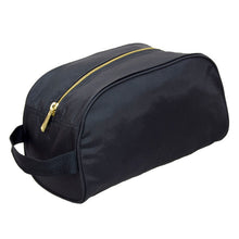 Load image into Gallery viewer, Black Brass Traveler Toiletry Bag