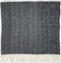 Load image into Gallery viewer, Graphite Italian Herringbone Throw Blanket