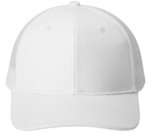 C112 - White Snapback Trucker Cap - Lucky Number