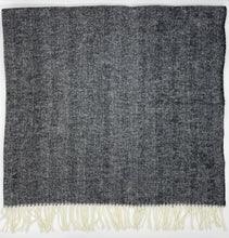 Load image into Gallery viewer, Graphite Italian Herringbone Throw Blanket
